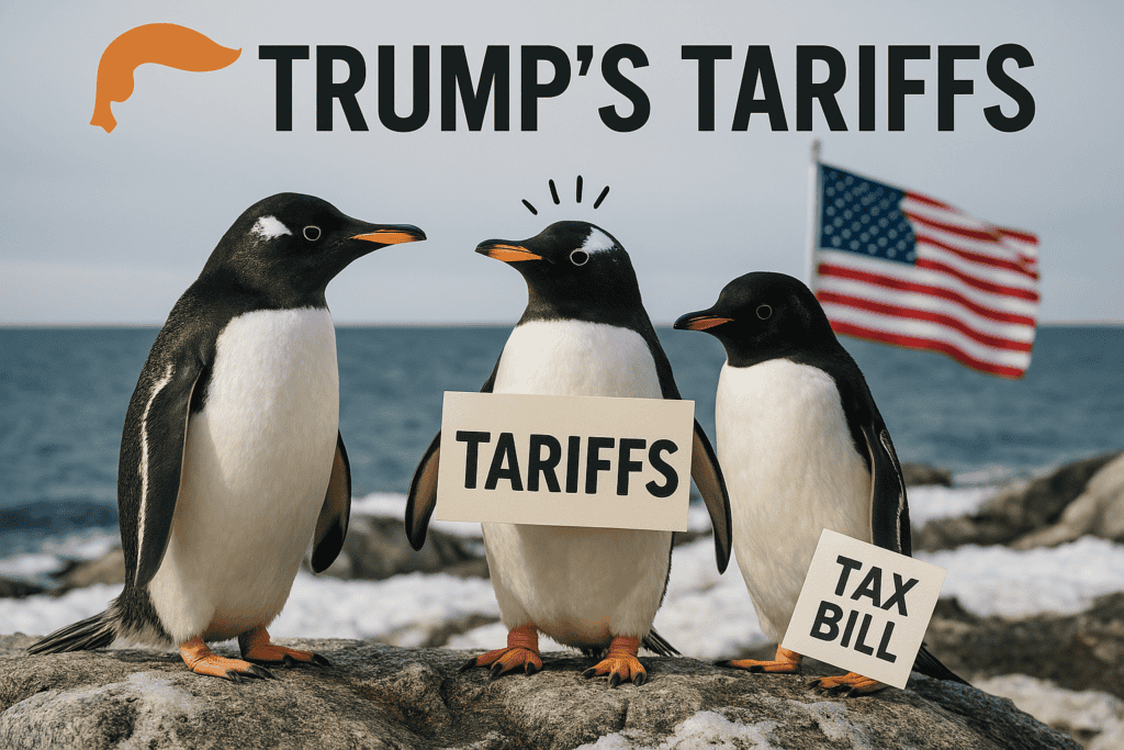 رسوم ترامب تشمل جزرًا مهجورة لا يسكنها سوى البطاريق