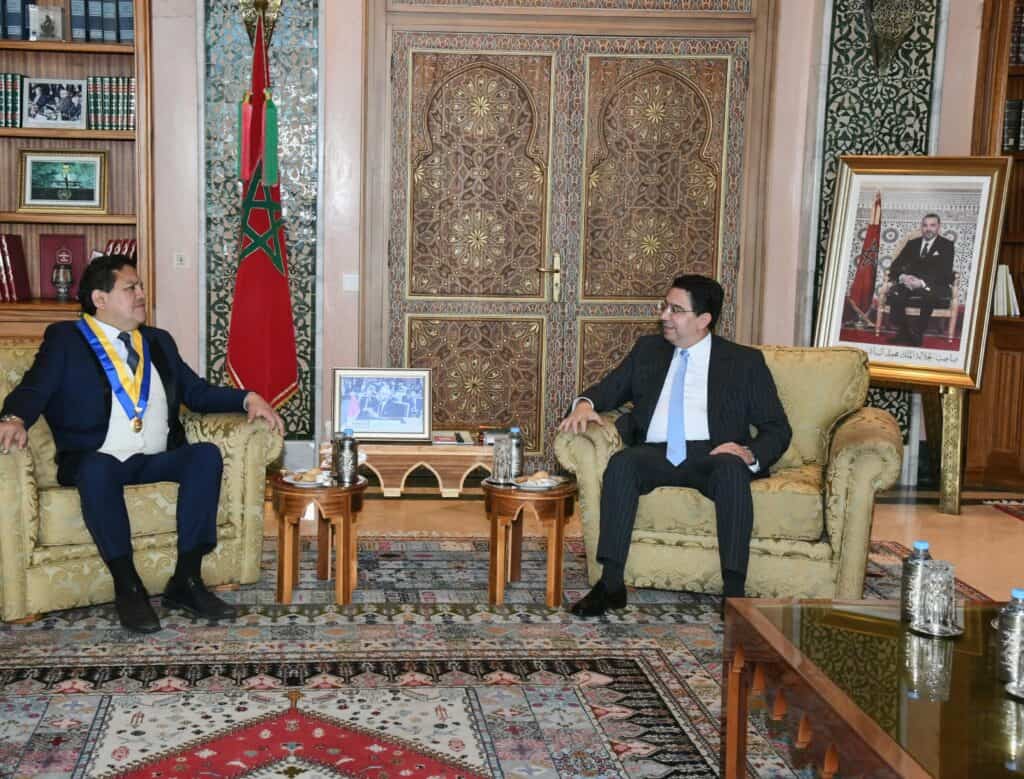 رئيس برلمان الأنديز يؤكد دعمه لمغربية الصحراء خلال لقائه ببوريطة