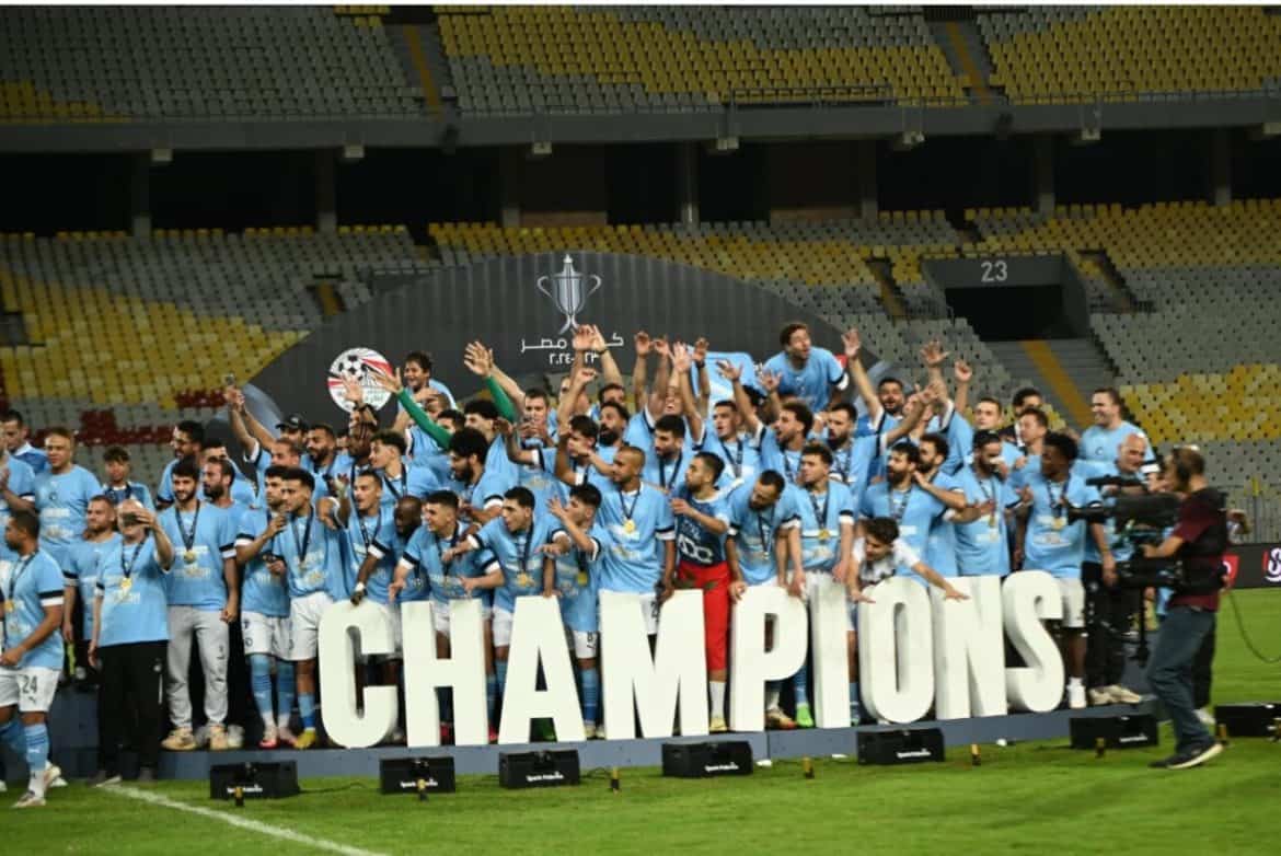 الشيبي والكرتي يمنحان بيراميدز لقب دوري أبطال إفريقيا