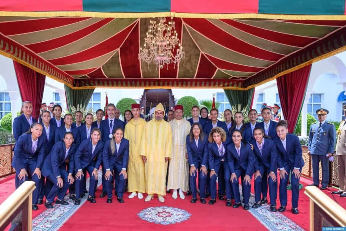 الملك محمد السادس يستقبل المنتخب النسوي بعد وصافة كأس إفريقيا 2024