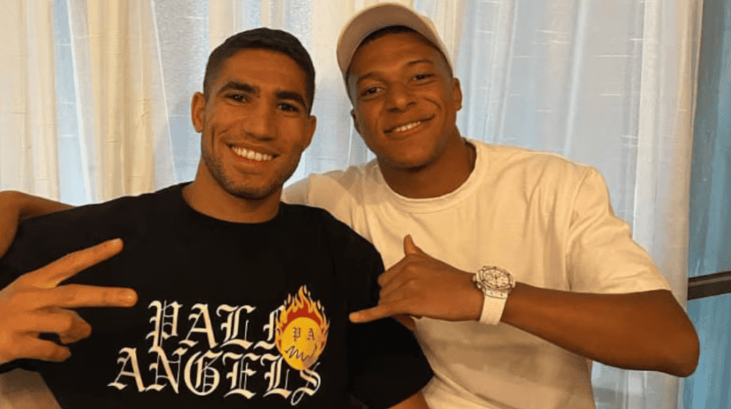 أشرف حكيمي ومبابي يخطفان الأنظار في حفل باد باني ببورتو ريكو