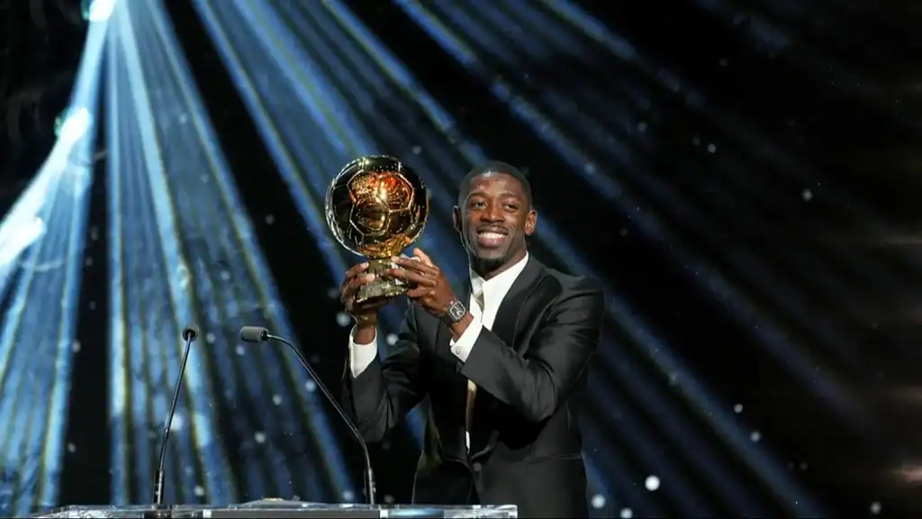 أوسمان ديمبيلي يتوج بالكرة الذهبية 2025 وباريس سان جيرمان يهيمن