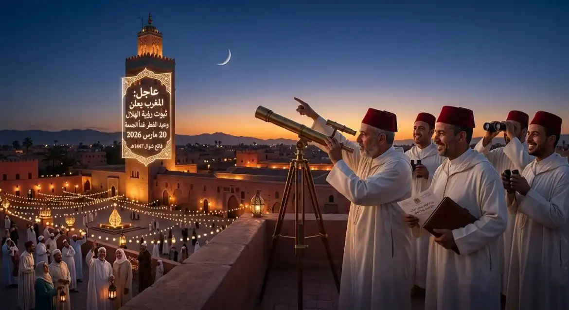 عيد الفطر المبارك يوم الجمعة 20 مارس 2026 بالمغرب