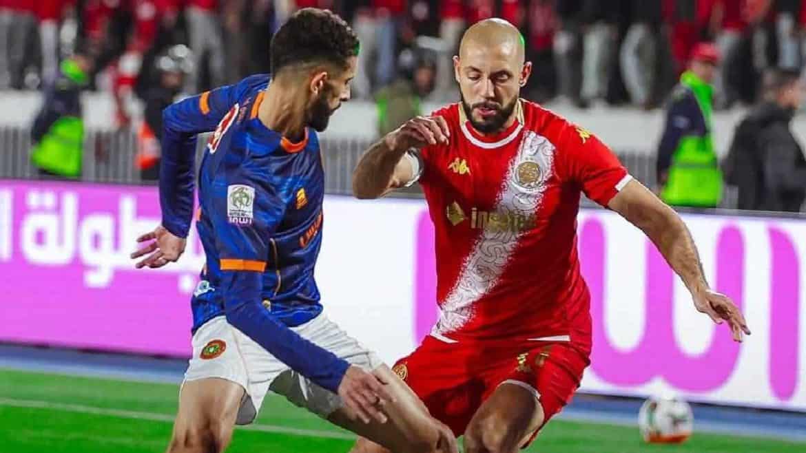 ترتيب الدوري المغربي بعد الجولة 14 (الرجاء 27 – الوداد 26)